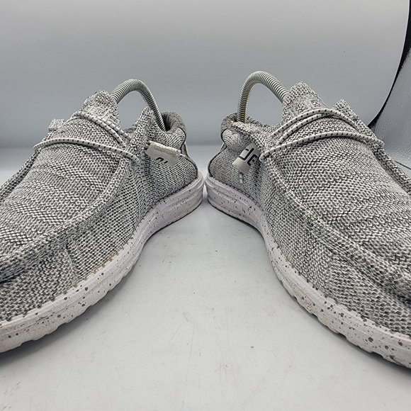 Hey Dude Wally Stretch Aggregate Mens 8 Gray Lightweight Slip On Casual Comfort main image 4